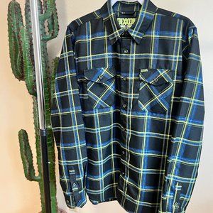 Limited Edition Dixxon Infectious Grooves Plaid Flannel - Size Large Tall